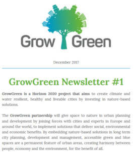 GrowGreen newsletter December 2017